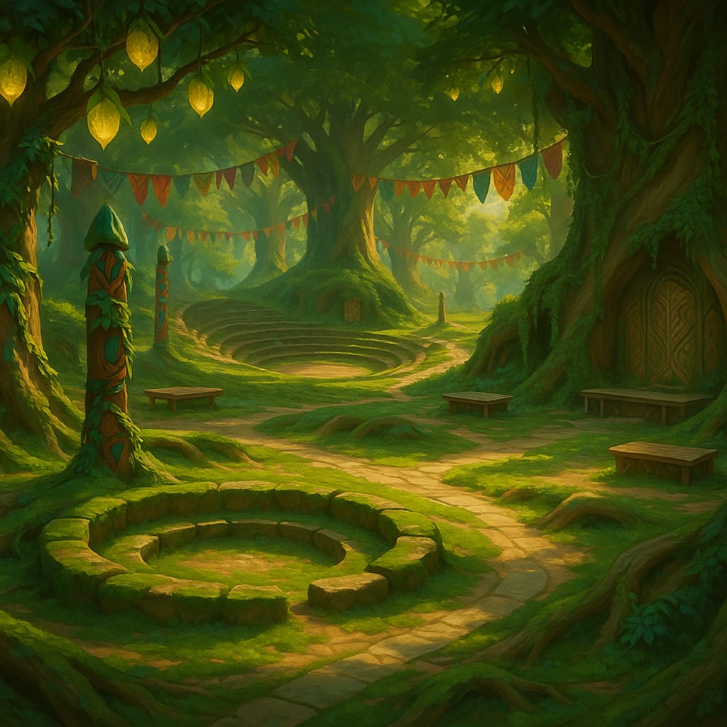 The Boughring, deep in the Verdwood